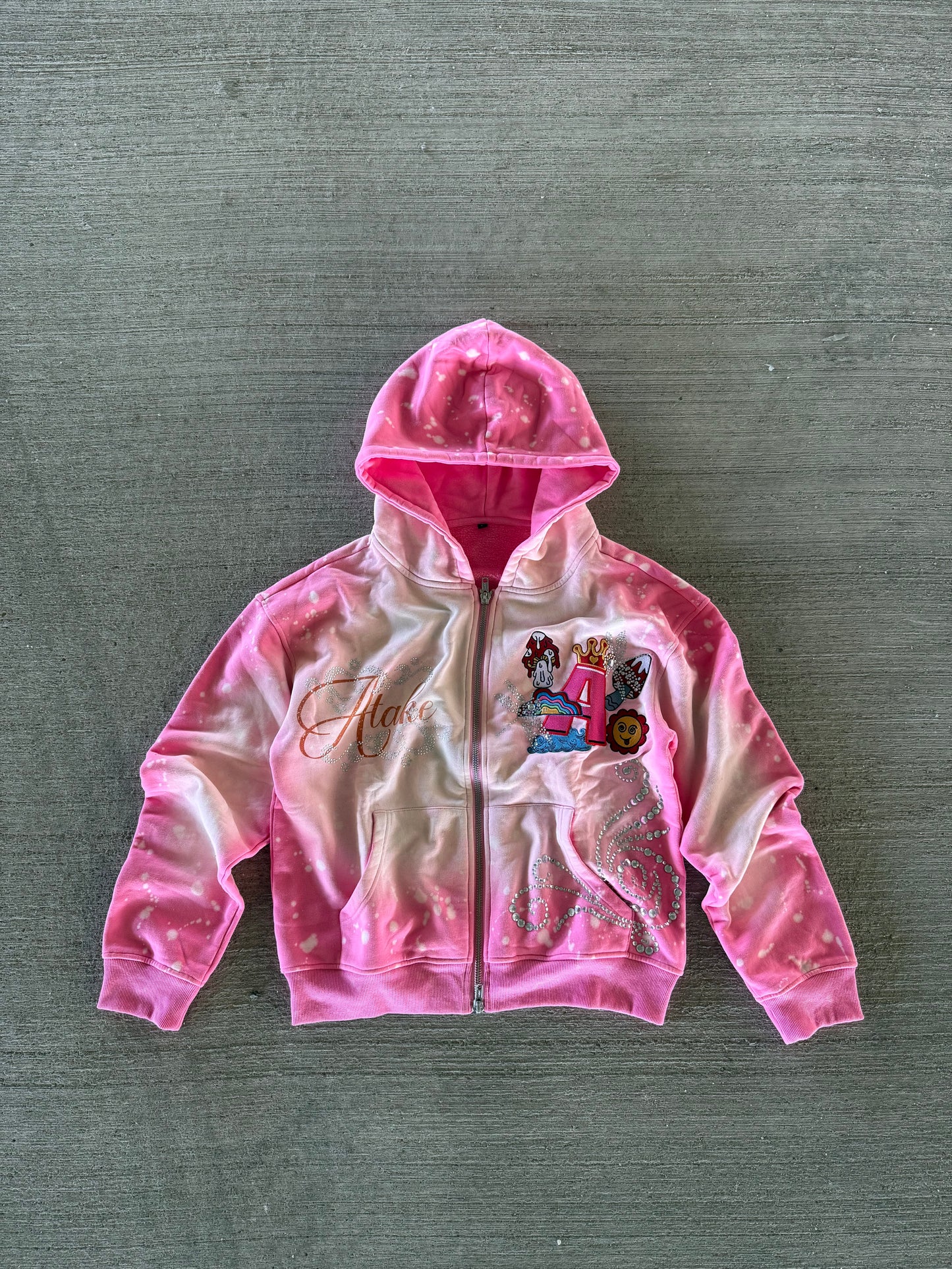 Pink Atake VVS zip-ups
