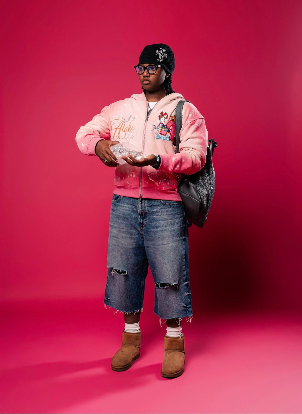 Pink Atake VVS zip-ups