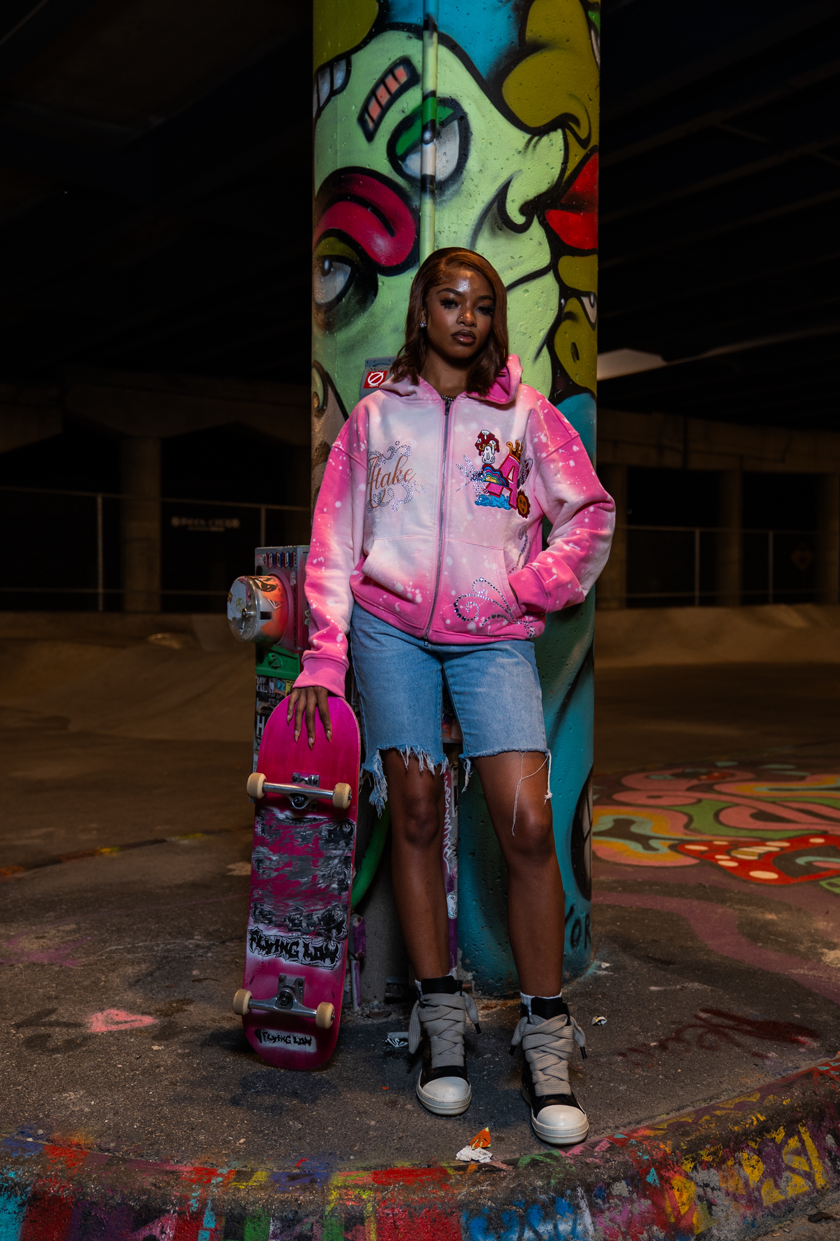 Pink Atake VVS zip-ups